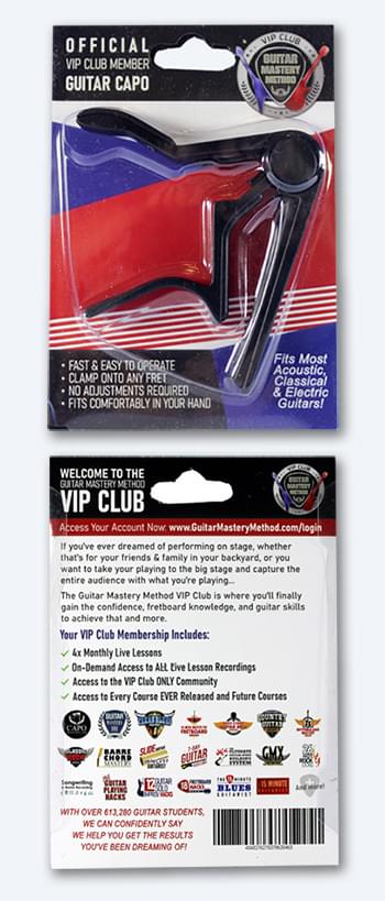 Guitar Mastery Method FREE Capo