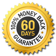100% 60 Day Money Back Guarantee